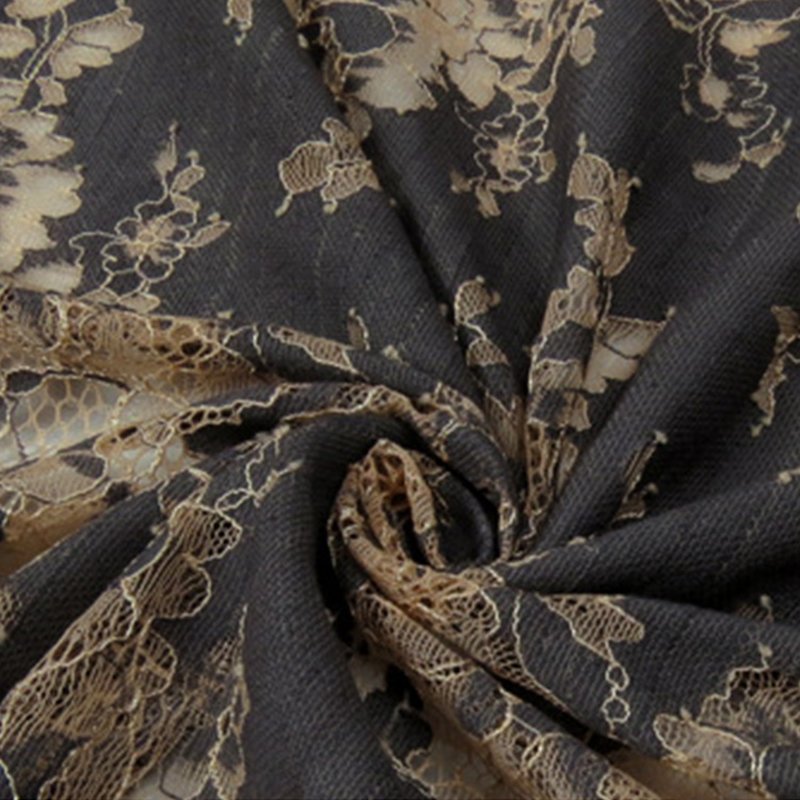 Lace Fabric Dress Eyelash Nylon for Women's Wear Wholesale Supplier 9